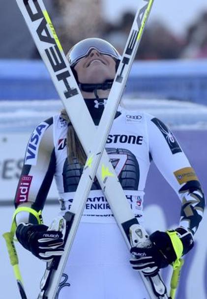 Occhi al cielo: la Vonn non vinceva dal 6 febbraio 2016, sempre in discesa a Garmisch
